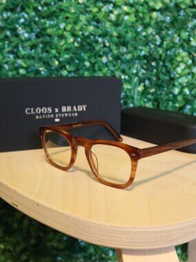Christopher Cloos x Tom Brady Blue Light Glasses, CLOOS X BRADY Bourbon BL